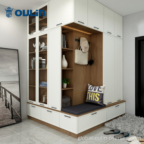 White Bedside Cabinets New hot selling modern customization wardrobe closet cabinet Supplier
